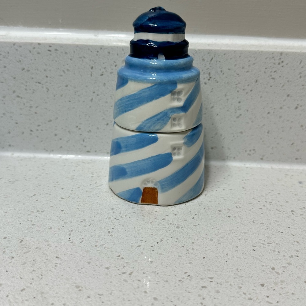 Vintage Lighthouse Salt & Pepper Shakers